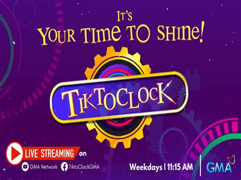 tiktoclock gma 7 time slot|‘Tiktoclock’ solidifies standing in pre.